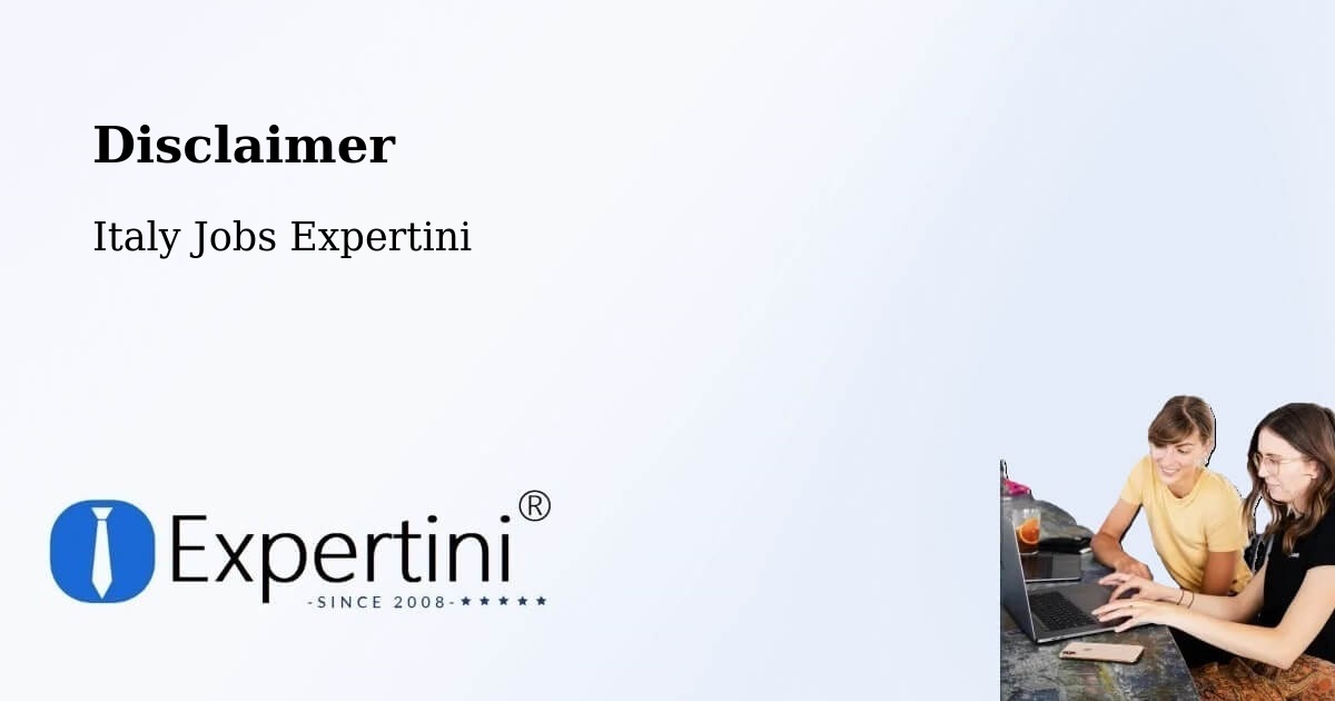 Disclaimer – Terrasini - Italy Jobs Expertini