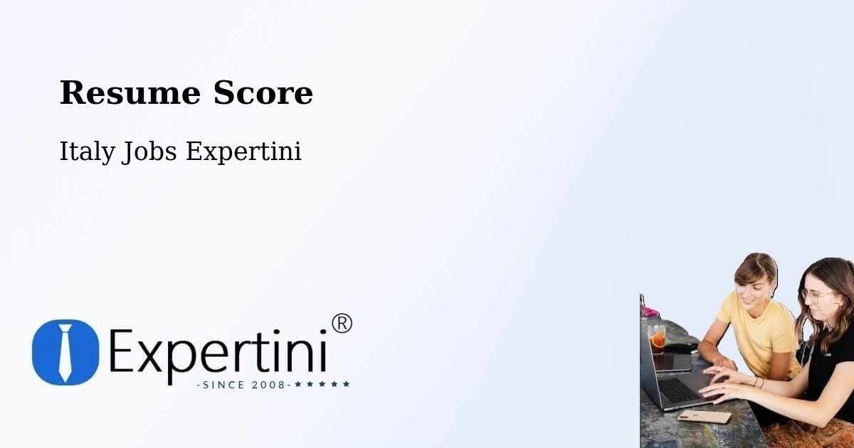 Resume Score & Job Description Match Tool – Terrasini - Italy Jobs Expertini