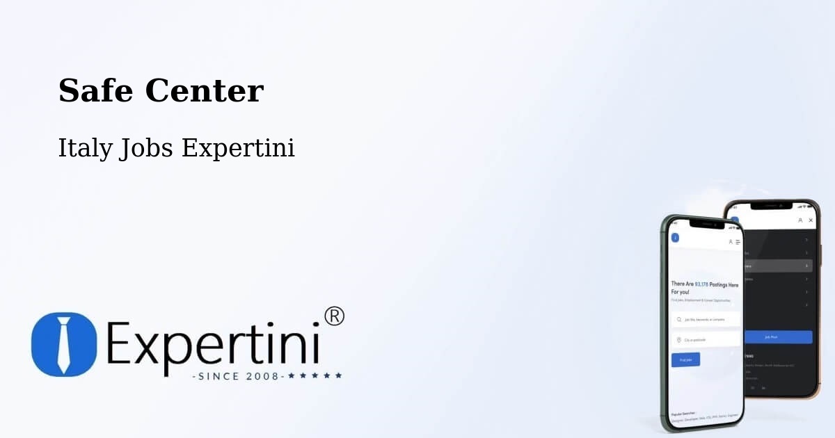 Safety Center – Terrasini - Italy Jobs Expertini